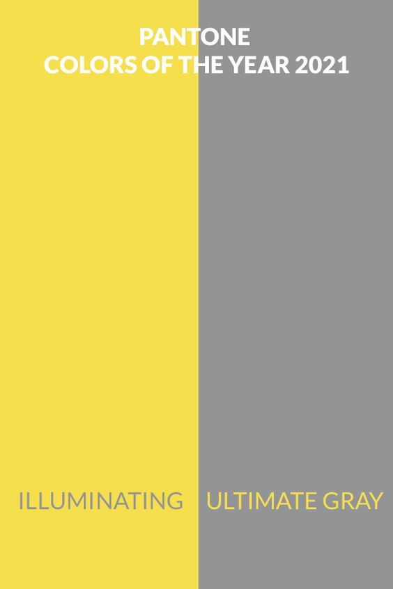 You can see the yellow and grey pantone colours.