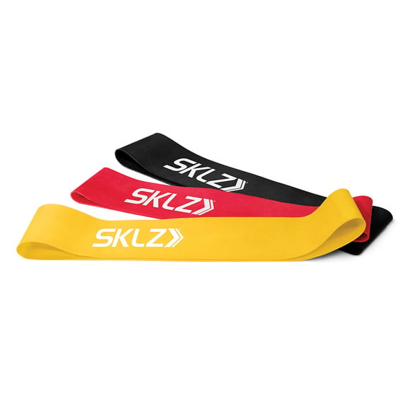 SKLZ Mini Bands - Ensemble de bandes d'entraînement multirésistances : accessoires pour le gym à la maison