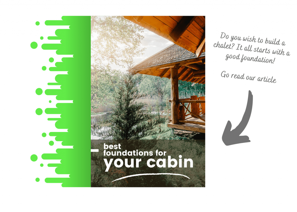 You can see a link to an article about cabin on screw piles.