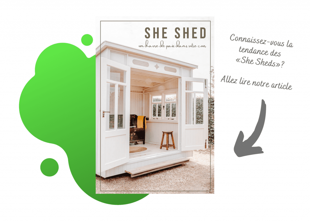 Lien pour l'article de blog sur les She Sheds