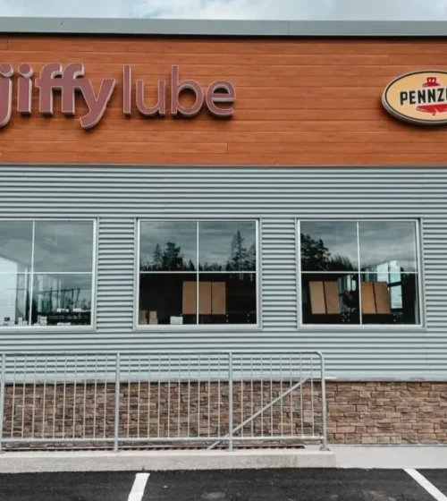 Jiffy Lube commercial building with modern exterior