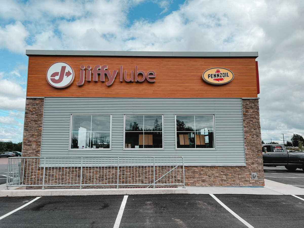 Foundation commercial building jiffy lube